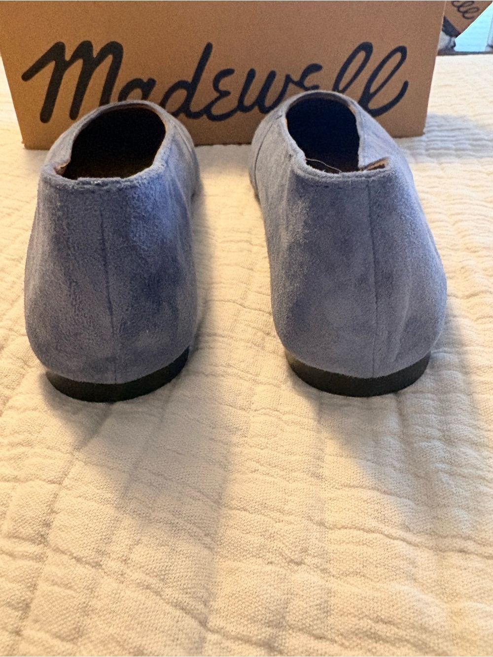 Madewell Mylie blue suede flats 7.5 - Picture 5 of 7